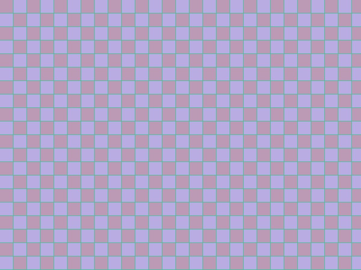 Basket-weave table runner: a drawn weave pattern